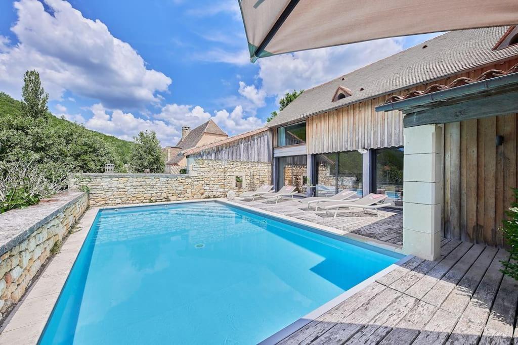 Maison 5 Etoiles Luxe 6P Piscine Privee Chauffee Lascaux Saint-Amand-de-Coly Extérieur photo